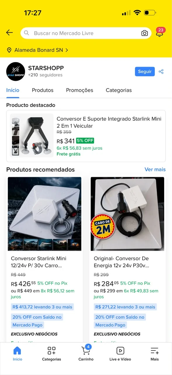 Loja Star Shopp no Mercado Livre